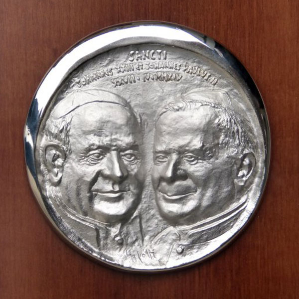 Papa Giovanni XXIII e Papa Giovanni Paolo II - Bassorilievo
